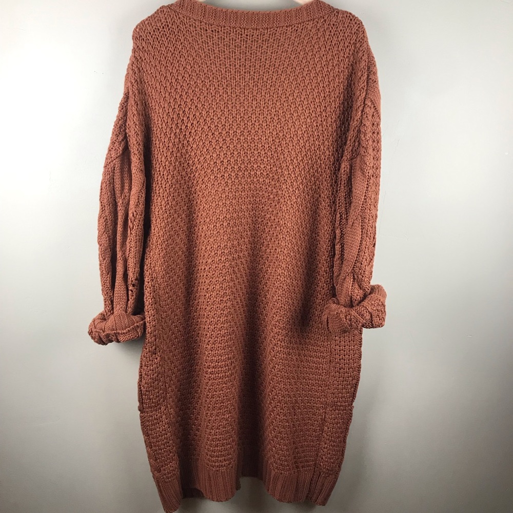 VERY J || Long Knit Cardigan - Picture 3 of 8